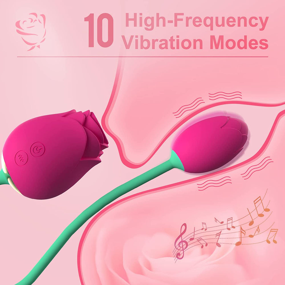 Sohimi Rose Sucking Vibrator with Egg